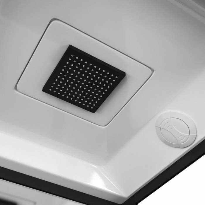 Душевая кабина Grossman Alba GR223 (90x110x225) дверь распашная, черный профиль