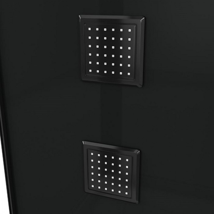 Душевая кабина Grossman Alba GR223 (90x110x225) дверь распашная, черный профиль