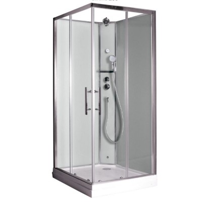 Душевая кабина Timo Premium 90x90 ILMA-109 стекло прозрачное, профиль хром