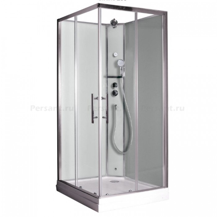 Душевая кабина Timo Premium 100x100 ILMA-101 стекло прозрачное, профиль хром