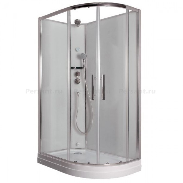 Душевая кабина Timo Premium 120x80 ILMA-902 L, стекло прозрачное, профиль хром, левостороняя