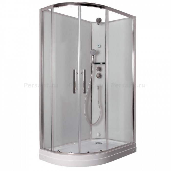 Душевая кабина Timo Premium 120x80 ILMA-902 R, стекло прозрачное, профиль хром, правосторонняя