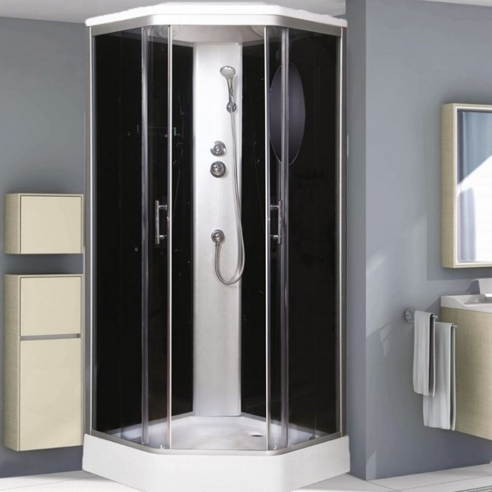 Душевая кабина Niagara Ultra NG-2506-01 (90х90х220) низкий поддон, стекло тонированное