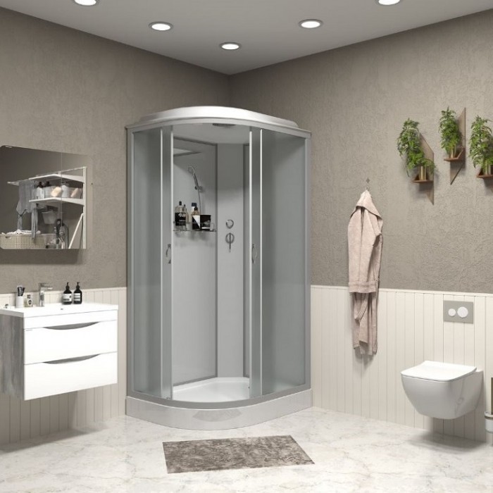 Душевая кабина Niagara Classic NG-3312-14R (120х80х215) низкий поддон, стекло матовое