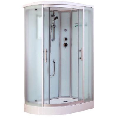 Душевая кабина Timo Standart 120x85 T-6602SRF, стекло рифленое, профиль матовый хром, правая