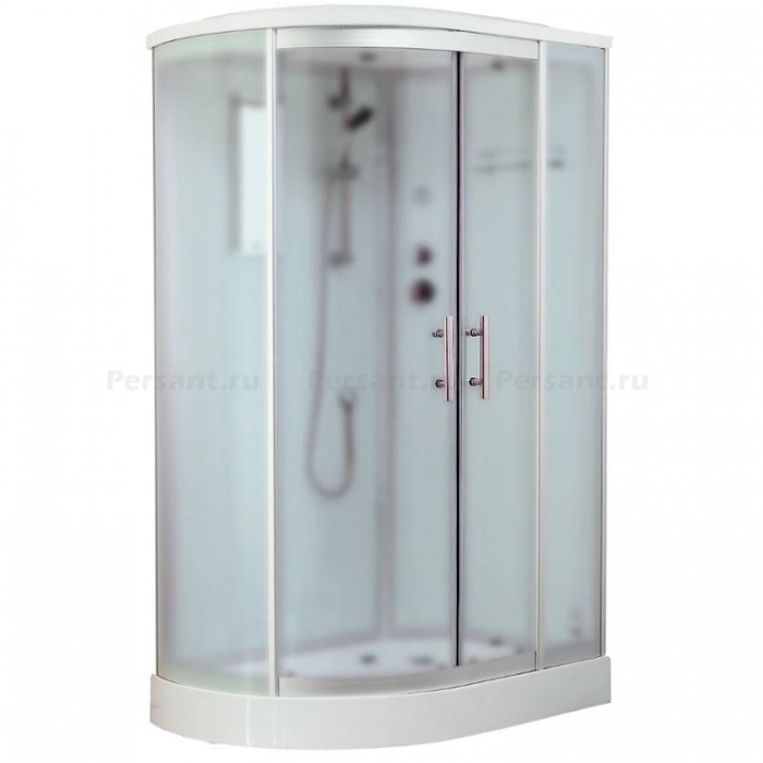 Душевая кабина Timo Standart 120x85 T-6602SRF, стекло рифленое, профиль матовый хром, правая
