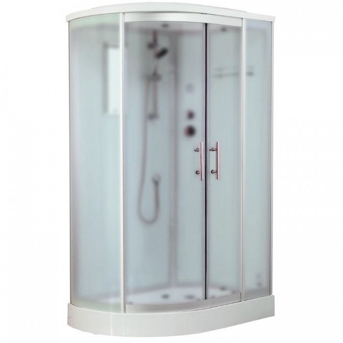 Душевая кабина Timo Standart 120x85 T-6602SRF, стекло рифленое, профиль матовый хром, правая