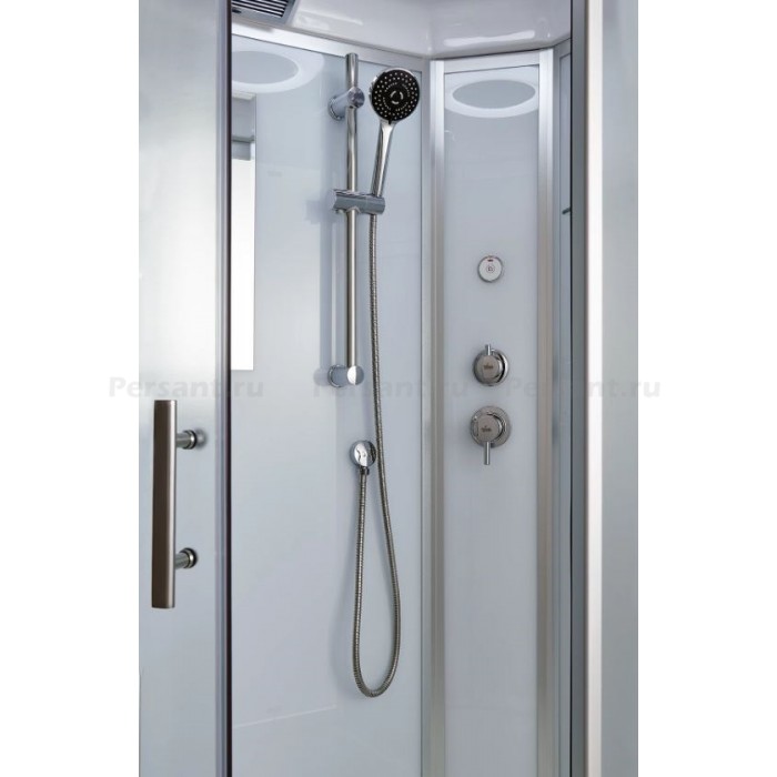 Душевая кабина Timo Standart 120x85 T-6602SRF, стекло рифленое, профиль матовый хром, правая