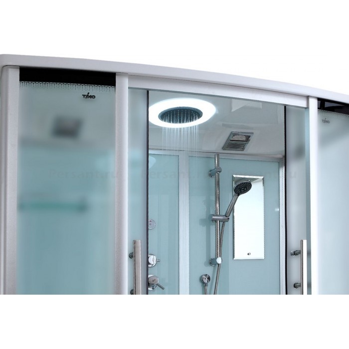 Душевой бокс Timo Standart 150x88 T-6650SF стекло рифленое, профиль матовый хром