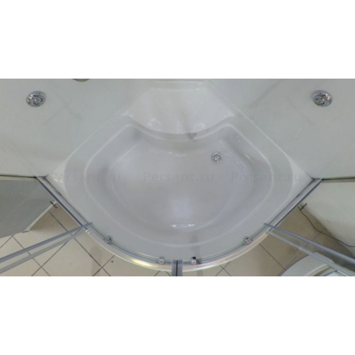 Душевая кабина Timo Lux 100x100 T-7700 стекло прозрачное, профиль хром