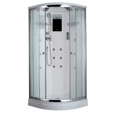 Душевая кабина Timo Lux 90x90 T-7709 стекло прозрачное, профиль хром Душевая кабина Timo Lux 90x90 T-7709 стекло прозрачное, профиль хром