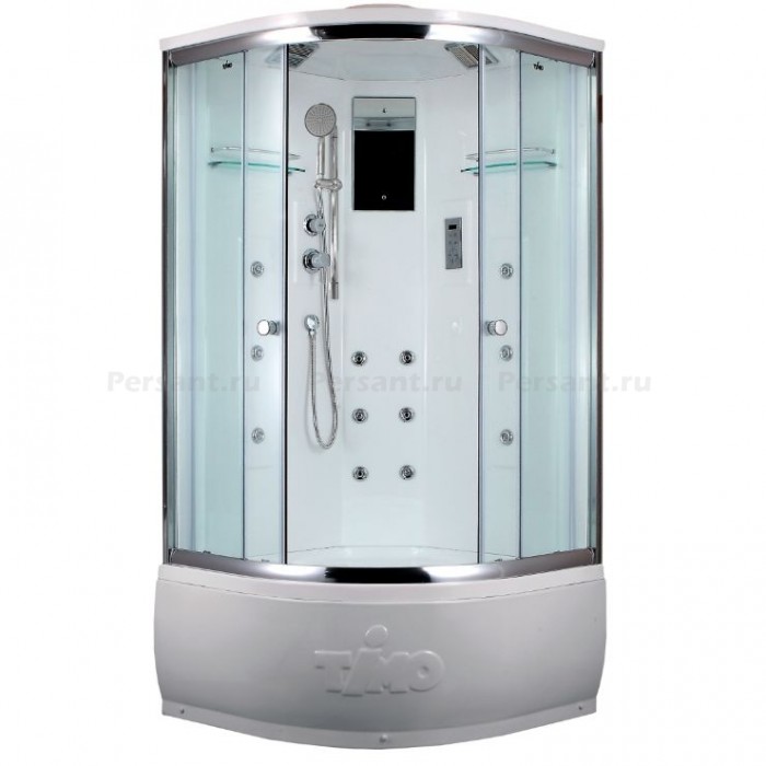 Душевая кабина Timo Lux 90x90 T-7790 стекло прозрачное, профиль хром