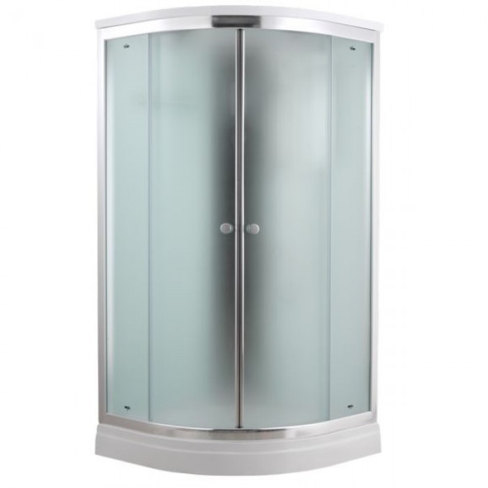 Душевая кабина Timo Comfort 100x100 T-8801 Fabric Glass, стекло рифленое