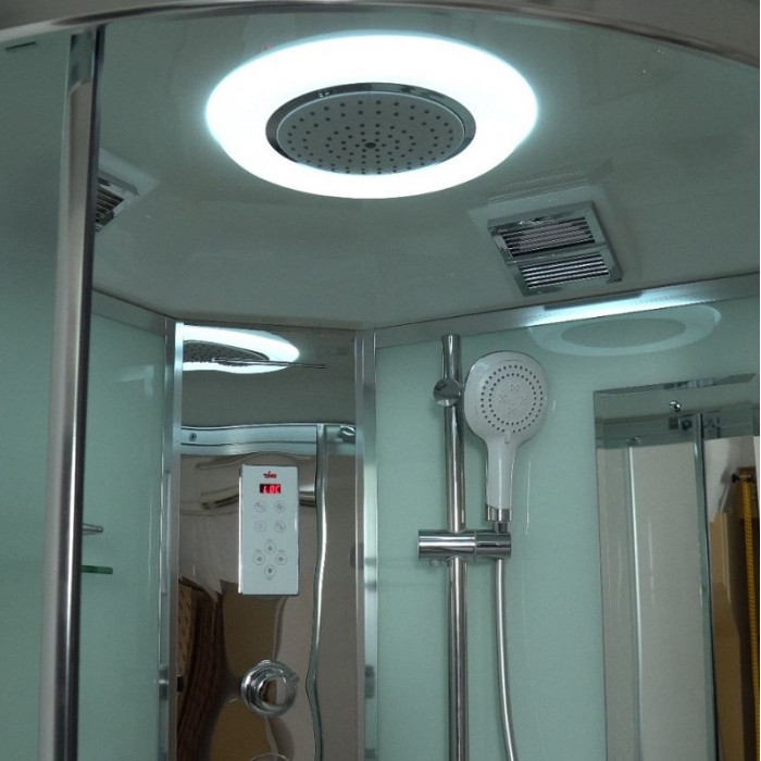 Душевая кабина Timo Comfort 100x100 T-8801 Fabric Glass, стекло рифленое