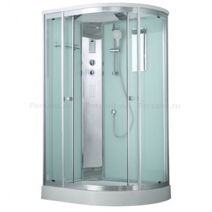 Душевая кабина Timo Comfort 120x85 T-8802LF, стекло рифленое, левостороняя