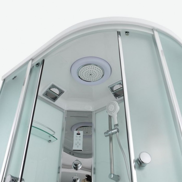 Душевая кабина Timo Comfort 120x85 T-8802 L F, стекло рифленое, левостороняя