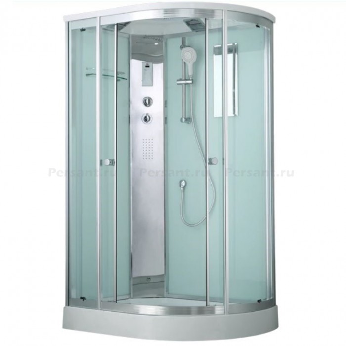 Душевая кабина Timo Comfort 120x85 T-8802LC, стекло прозрачное, профиль хром, левостороняя