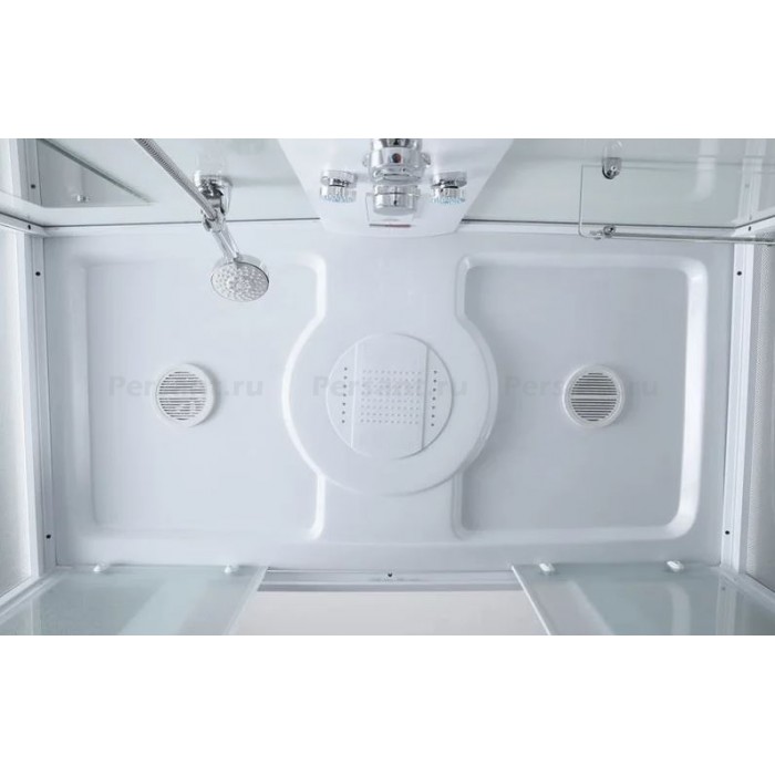 Душевой бокс Timo Eco 148x80 TE-0750 стекло рифленое, белый профиль