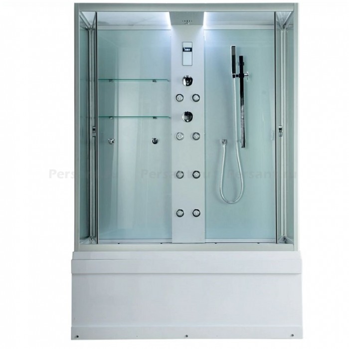 Душевой бокс Timo Lux 148x82 TL-1505 складные двери, профиль хром