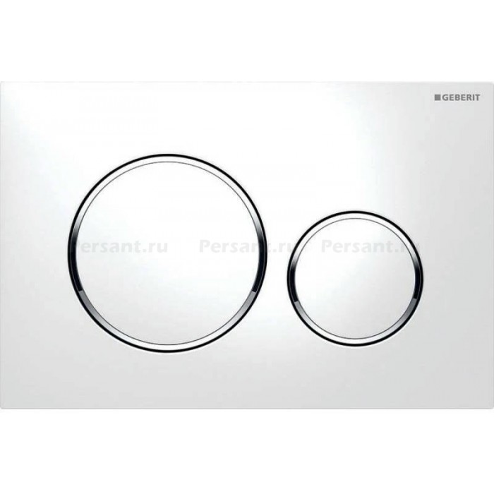 Кнопка смыва GEBERIT Sigma 20 115.882.KJ.1 белый глянец/хром