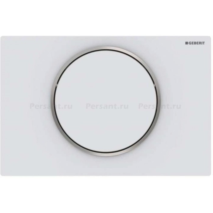 Кнопка смыва GEBERIT Sigma 10 115.758.JT.5 белый матовый/хром