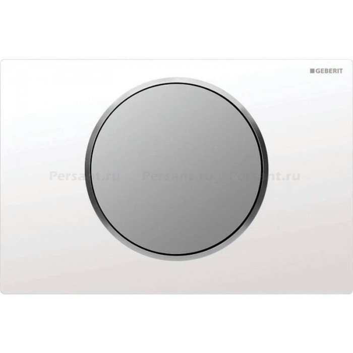 Кнопка смыва GEBERIT Sigma 10 115.758.KL.5 белый/хром матовый