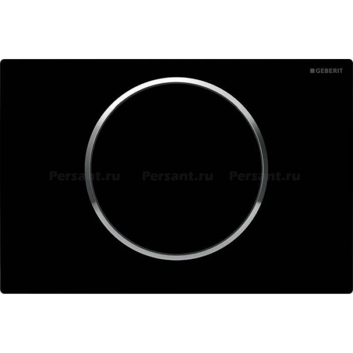 Кнопка смыва GEBERIT Sigma 10 115.758.KM.5 черный глянец/хром