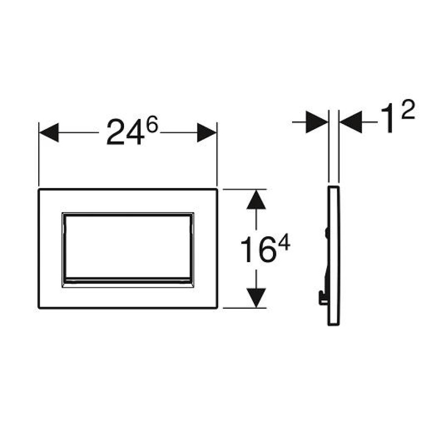 Кнопка смыва GEBERIT Sigma 30 115.893.KJ.1