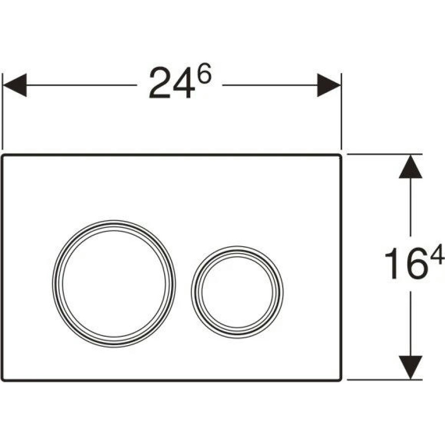 Кнопка смыва GEBERIT Sigma 21 115.884.TG.1 (стекло песочно-серое, глянцевый хром)