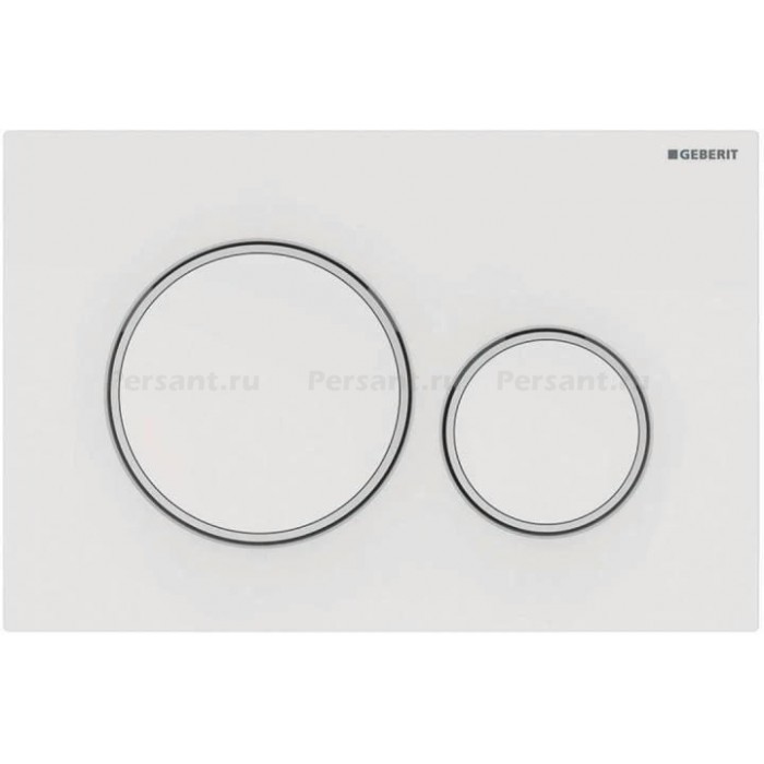 Кнопка смыва GEBERIT Sigma 20 115.882.11.1 белый глянец