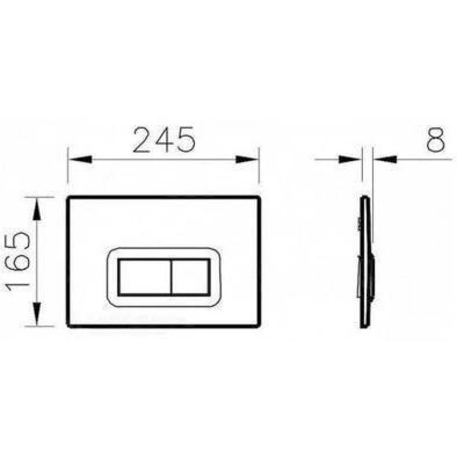 Кнопка смыва VitrA 740-0680