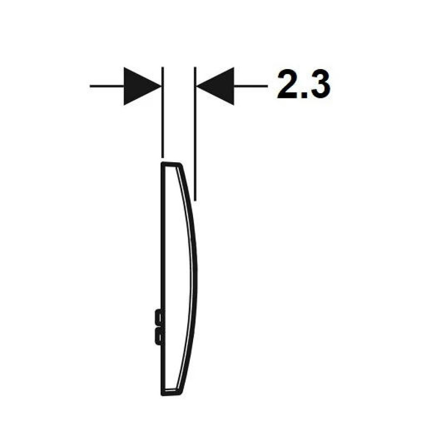 Кнопка смыва Geberit Delta20 115.127.11.1
