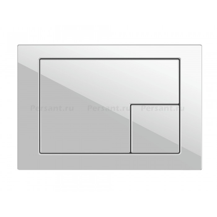 Клавиша смыва Cersanit Corner для инсталляции PRO/VECTOR/LINK/HI-TEC белая A64077