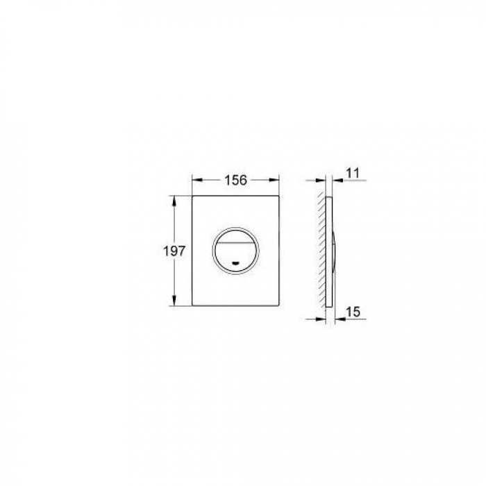 Клавиша смыва Grohe Nova Cosmopolitan 38765000