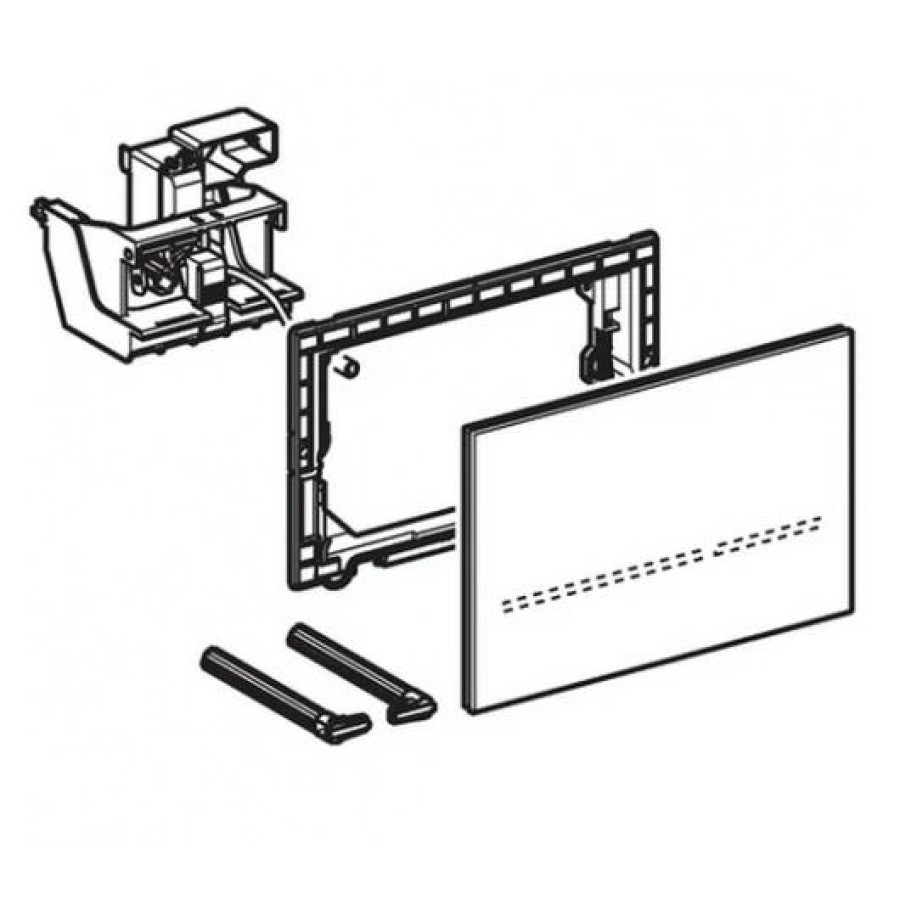 Кнопка смыва GEBERIT Sigma 80 116.090.SG.1