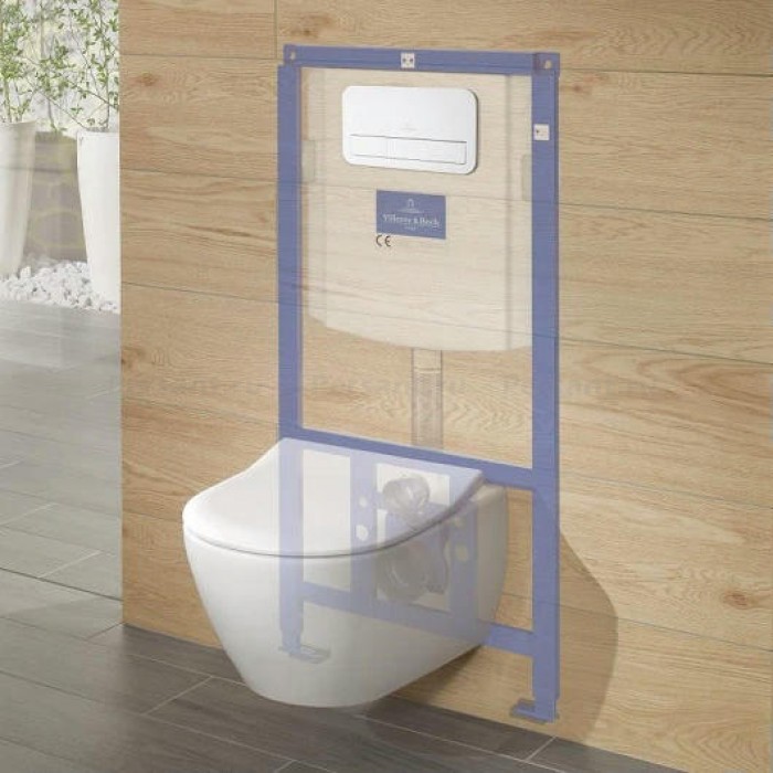 Клавиша смыва Villeroy & Boch ViConnect 92249069 хром матовый
