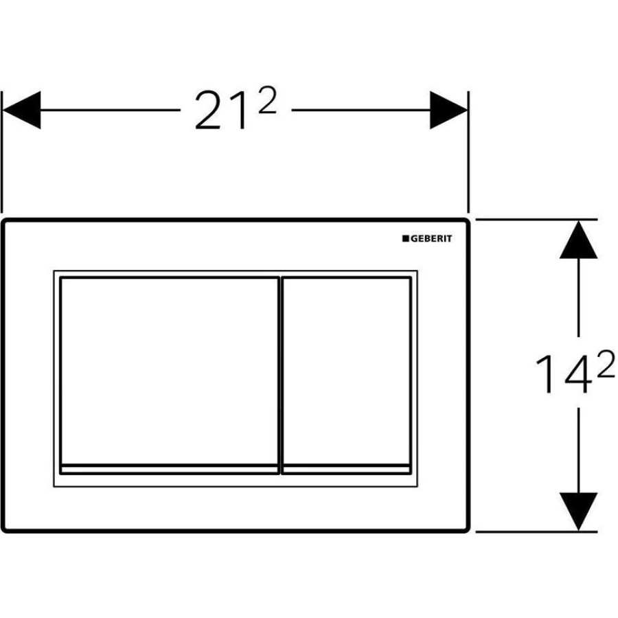 Кнопка смыва GEBERIT Omega 30 115.080.JQ.1