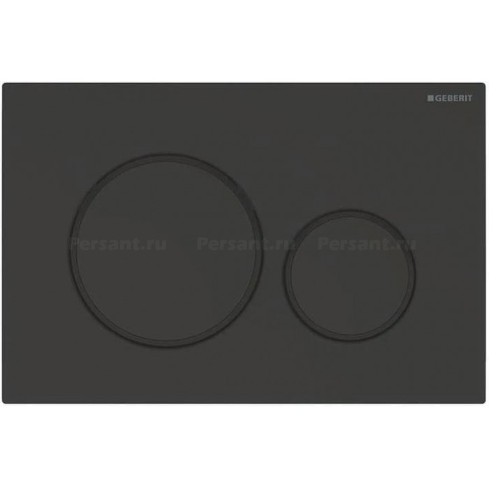 Кнопка смыва GEBERIT Sigma 20 115.882.16.1 черный матовый лак