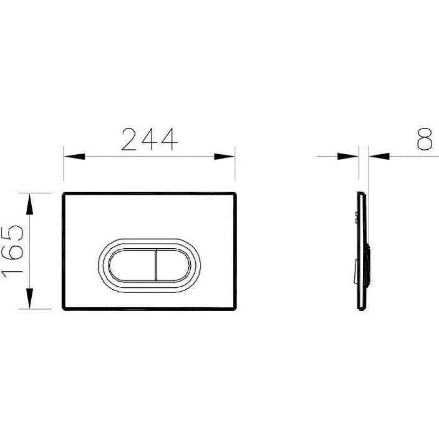 Кнопка смыва VitrA Loop 740-0940