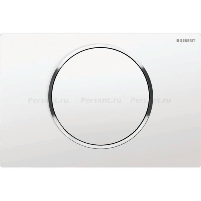 Кнопка смыва GEBERIT Sigma 10 115.758.KJ.5 белый глянец/хром