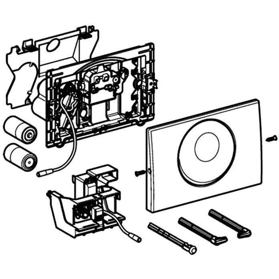 Клавиша бесконтактного смыва GEBERIT Sigma 10 115.891.SN.5