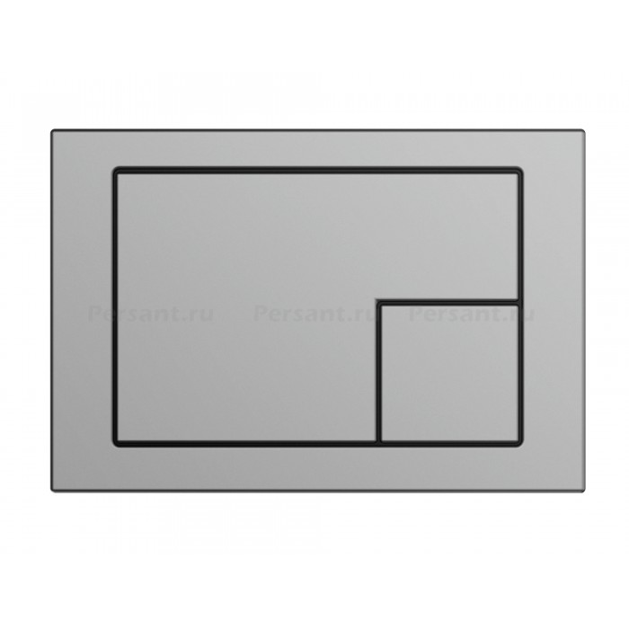 Клавиша смыва Cersanit Corner хром матовый, для инсталляции PRO/VECTOR/LINK/HI-TEC A64107