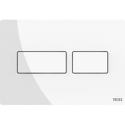 Клавиша смыва Tece TECEsolid 9240432 белая глянцевая, нержавеющая сталь