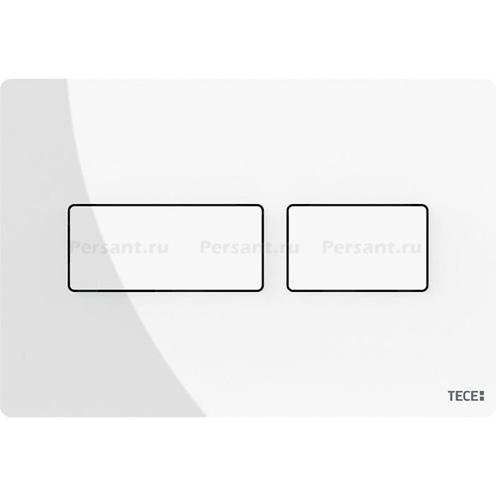 Клавиша смыва Tece TECEsolid 9240432 белая глянцевая, нержавеющая сталь