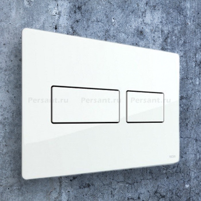 Клавиша смыва Tece TECEsolid 9240432 белая глянцевая, нержавеющая сталь