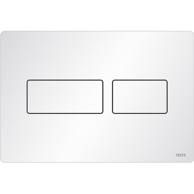 Клавиша смыва Tece TECEsolid 9240433 белая матовая, нержавеющая сталь