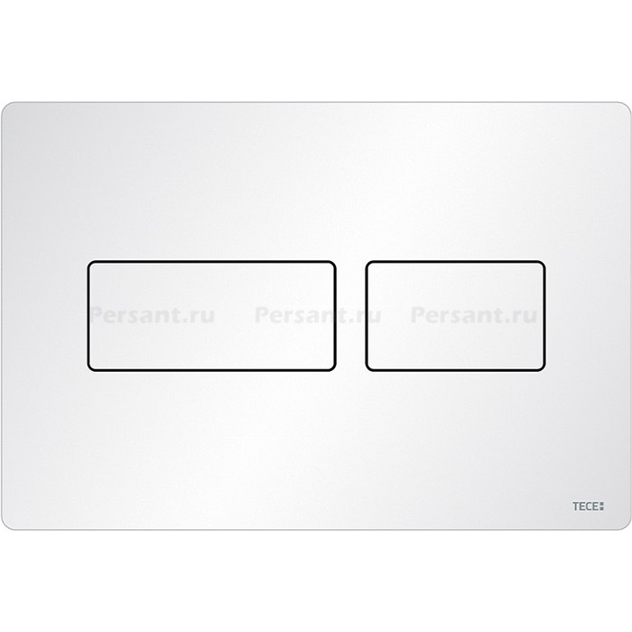 Клавиша смыва Tece TECEsolid 9240433 белая матовая, нержавеющая сталь