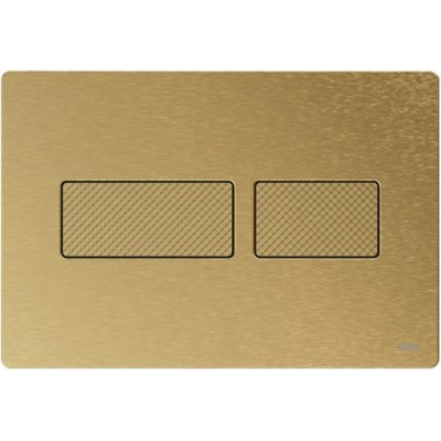 Клавиша смыва Tece TECEsolid 9240436 латунь, покрытие PVD с текстурой ромбы