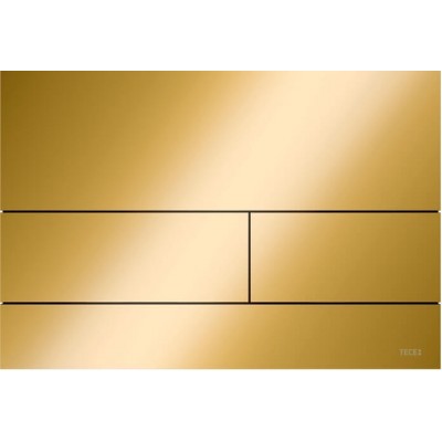 Клавиша смыва Tece TECEsquare II 9240839 золото глянцевое, металл с покрытием PVD