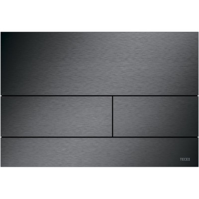 Клавиша смыва Tece TECEsquare II 9240846 черный хром брашированный, металл с покрытием PVD